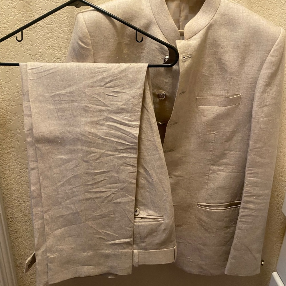 Indian wedding wear - mens jodhpuri in cream